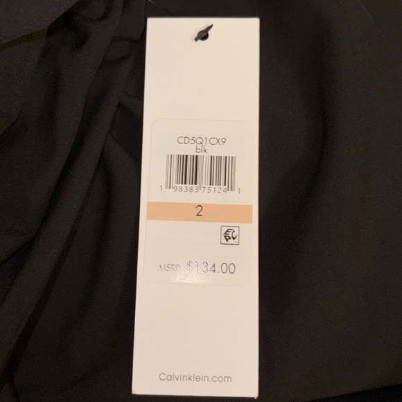 Calvin Klein Halter Neck Sleeveless Dress(Pit to pit 20”Length 37 3/4" ) - Picture 6 of 6